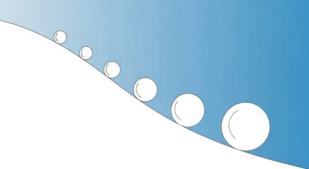 Illustration showing compound interest as a snowball growing over time for beginner investors
How Do You Get Rich with No Money? Beginner’s Guide