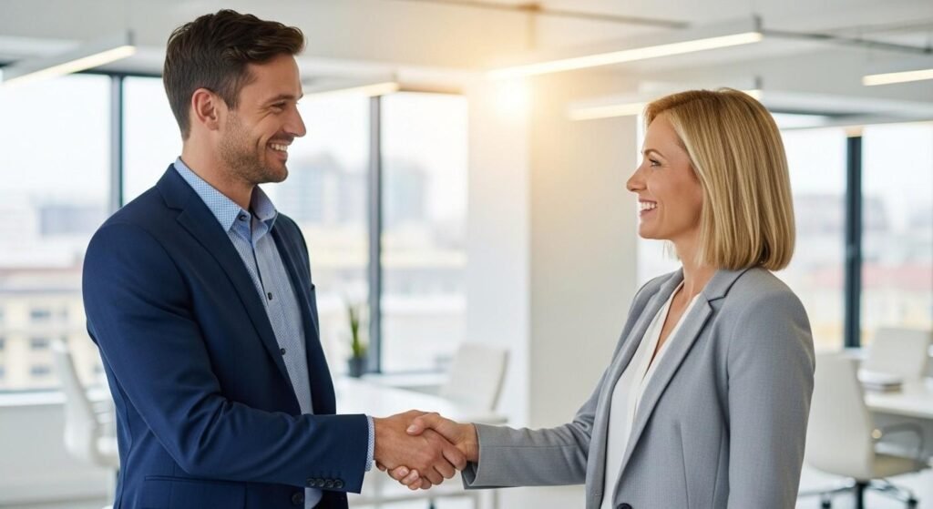 Two colleagues discussing 401k employer match benefits in a modern American office
How Do You Get Rich with No Money? Beginner’s Guide