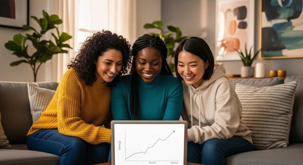 Women learning about investing together on laptop
How to Make Money Fast as a Woman