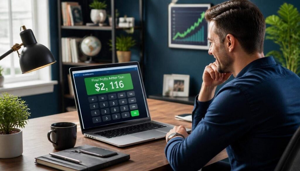 Stock Profit Calculator USA Capital Gains & Commission Tool